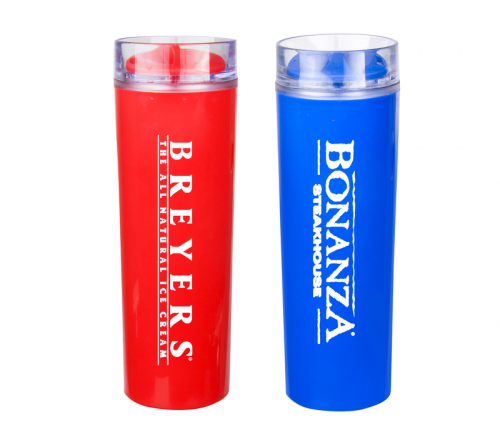 Double Wall Plastic Tumbler, 14 oz.