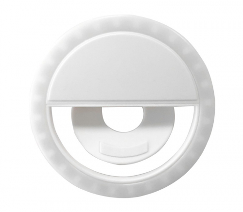 Bower Clip On LED Ring Light White