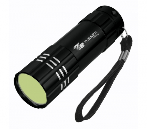 COB LED Flashlight with Wrist Strip