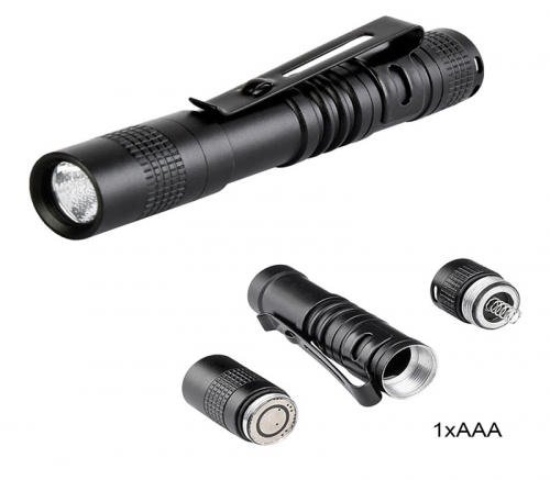 Mini LED Flashlight with Clip