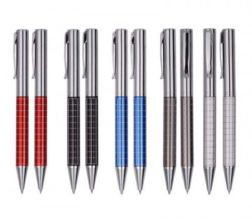 Executive Metallic Pen and Pencil Set