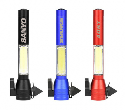 4-in-1 Emergency Tool with COB LED Flashlight