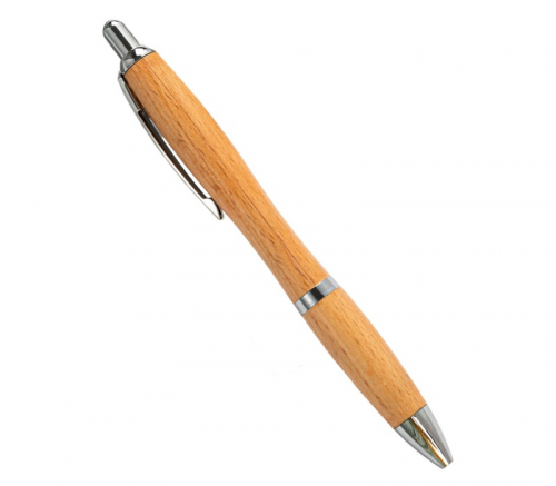 Eco-friendly Retractable Bamboo Pen