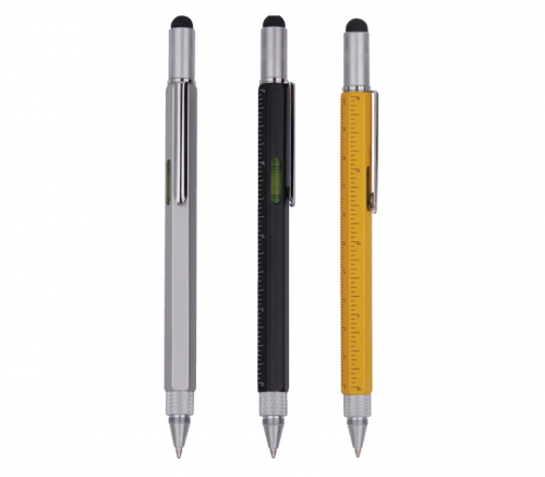 5-in-1 Multifunction Metal Pen with Tool Set