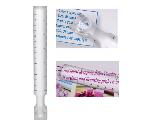 2-in-1 Acrylic Ruler with Magnifier