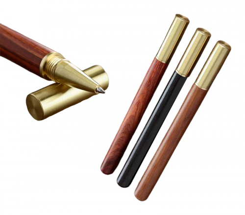 Eco-friendly Wooden Pen with Metal Cap