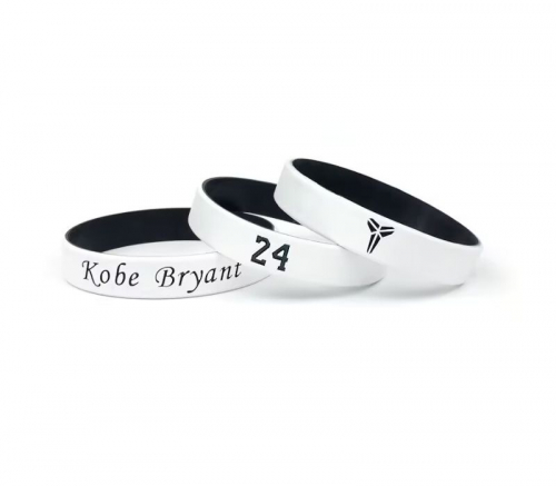 1/2 inch Dual Layered Silicone Wristband