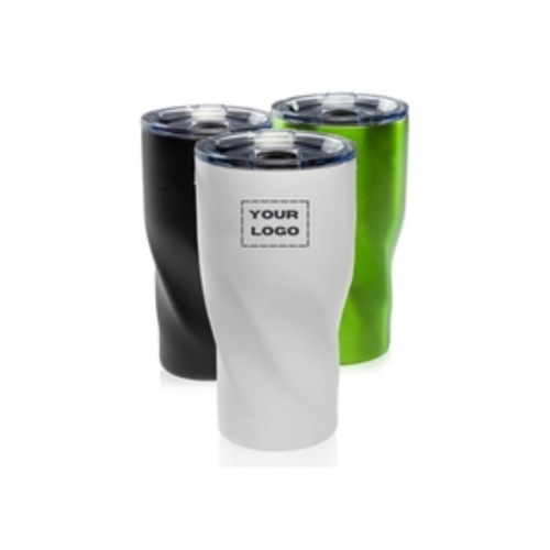 Wavey Stainless Steel Travel Tumbler, 20 oz.