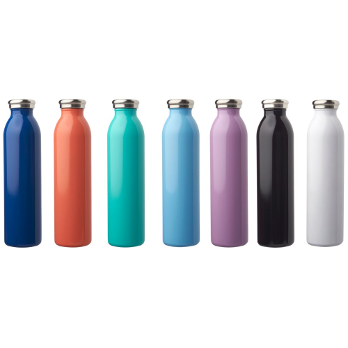 Shiny Color Stainless Steel Water Bottle, 20 oz.