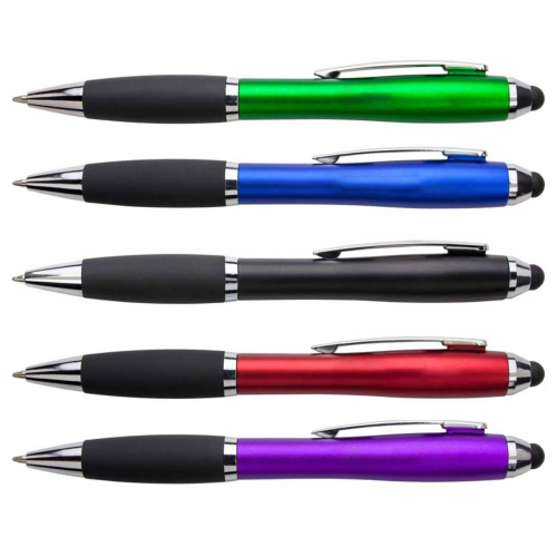 Rubberized Grip Stylus Pen