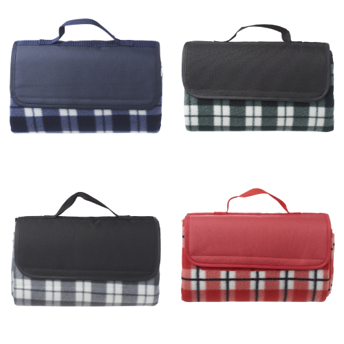 Checkered Roll-Up Picnic Blanket