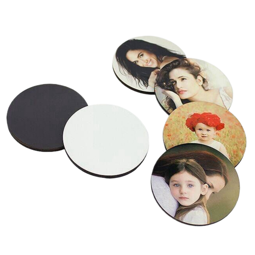 Round Shaped Sublimation MDF Fridge Magnet