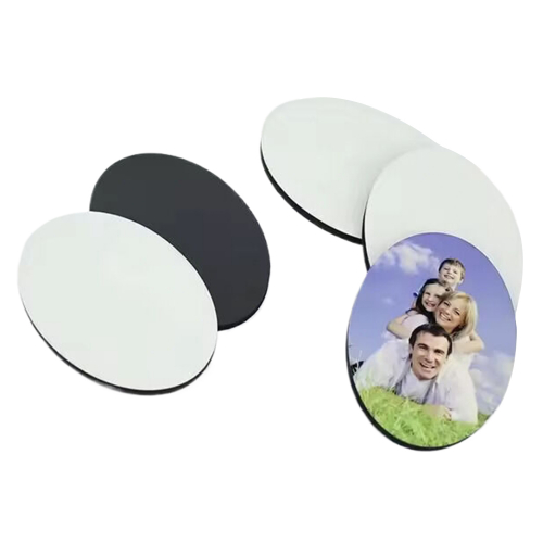 Oval Shaped Sublimation MDF Fridge Magnet