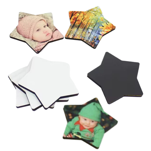 Star Shaped Sublimation MDF Fridge Magnet