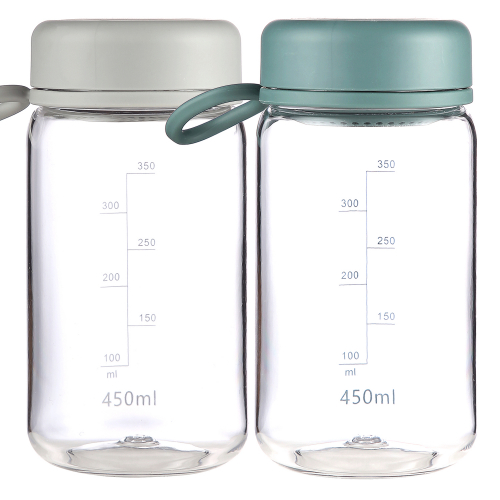 Bottle with Removable Strainer & TPE Rope, 15.84 oz.