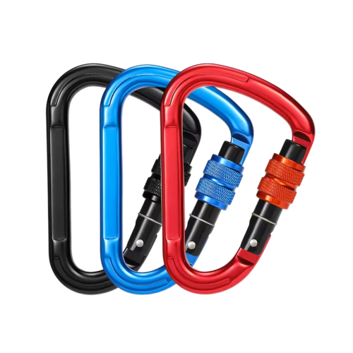 Triangle Shape Screw Gate Carabiner