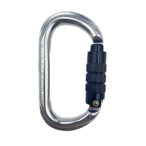 D Ring Twist Gate Aluminum Carabiner