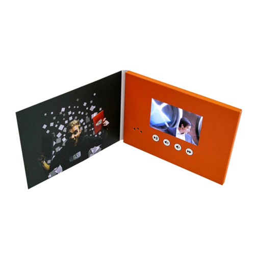 4.5 inch LCD A6 Size Video Brochure