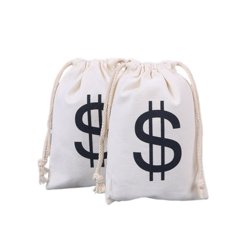 Cotton Canvas Drawstring Pouch