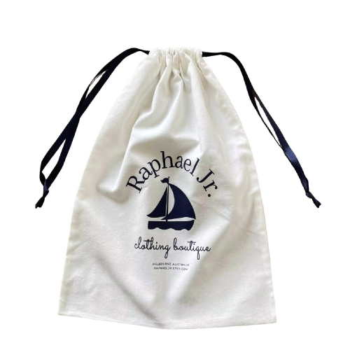 Cotton Polyester Drawstring Pouch Bag