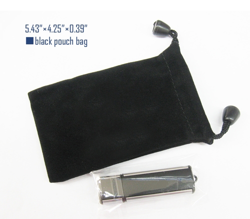 Velvet Pouch for USB Drive