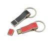 Leather Stick USB Flash Drive with Keyring