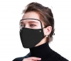2-in-1 3-Ply Cotton Face Mask with Detachable Eye Shield
