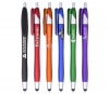 Metallic Colored Barrel Stylus Pen and Screen Cleaner