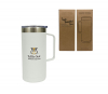 Double Wall Stainless Steel Tumbler with Handle, 17 oz.