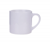 Mini White Ceramic Mug, 6 oz.