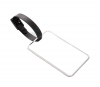 Zinc Alloy Luggage Tag with Adjustable Strap