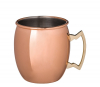 Copper Plated Stainless Steel Mug, 17 oz.