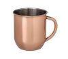 Copper Plated Mule Stainless Steel Mug, 17 oz.