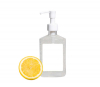 Lemon Scent Hand Sanitizer Gel with Pump, 8 oz.