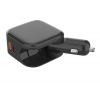 USB Wall Plug Charger with Foldable Car Plug, 20W