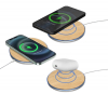 Bamboo Wireless Charger Pad, 15W
