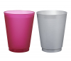 Frosted Reusable Plastic Cup, 16 oz.