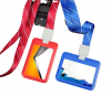 PVC Leather Card Badge Wallet with Lanyard - Style 2