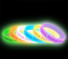 4/5 inch Glow In The Dark Silicone Wristband