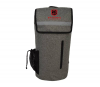 Gray Waterproof Sport Bag with Outer Zipper