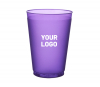Flexible Frosted Stadium Plastic Cup, 12 oz.