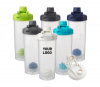 Plastic Shaker Water Bottle with Mixer, 24 oz.