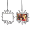 Small Snowflake Clear PC Christmas Ornament