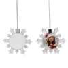 Snowflake Clear PC Christmas Ornament