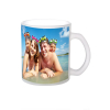Full Color Frosted Glass Brew Mug, 11.5 oz.