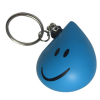 Water Drop Shaped Soft Stress Reliever Keychain