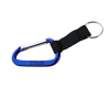 Metal Carabiner with Strap Keychain