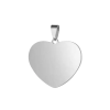 Silver Heart Style Stainless Steel Pet Tag