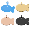 Fish Shaped Stainless Steel Pet Tag