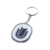 Oval Transparent Acrylic Keychain